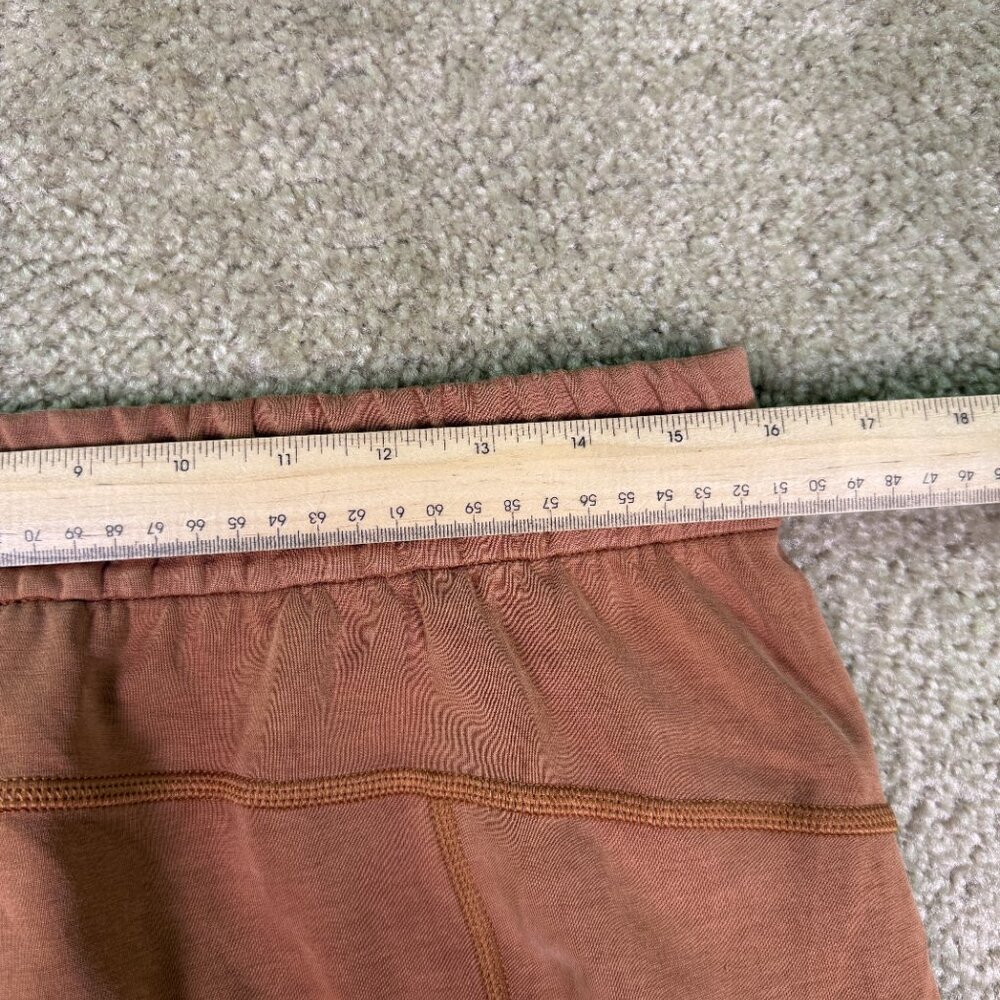 LULULEMON Softstreme High Rise Straight Cropped Pant Orange Size 10 LW6BZXS F662 - Picture 7 of 12